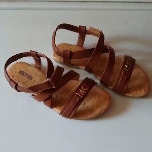 Little girls never worn Michael Kors sandals